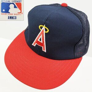 California Angels Vintage Snapback Hat MLB Authentic Baseball Cap ANNCO NWOT